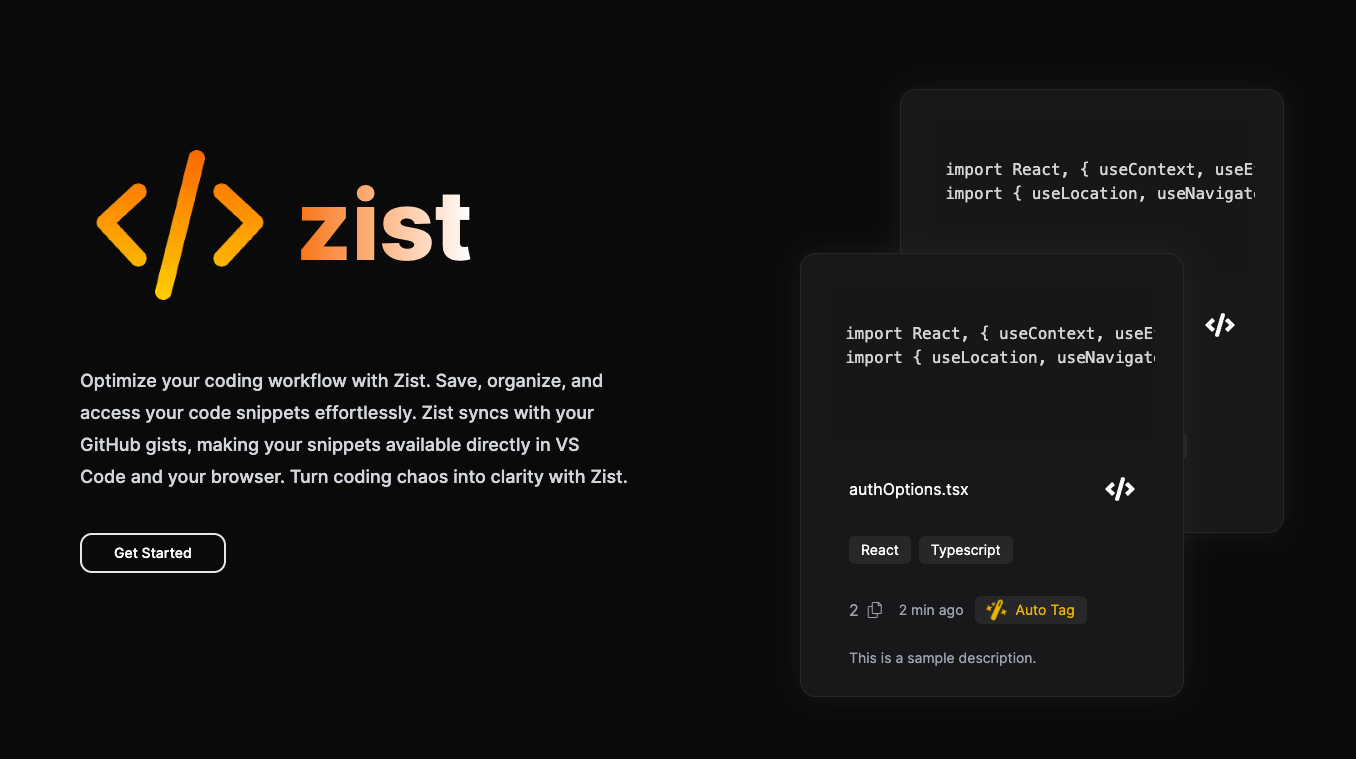 Zist: Unleash the Power of Code Snippets with GitHub Gist